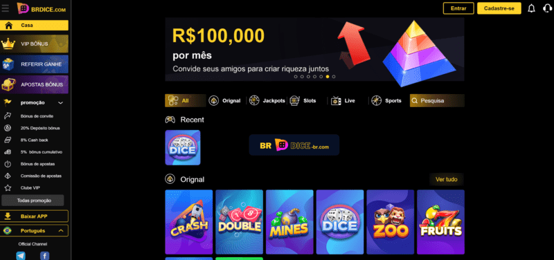 Aposta grátis sem depósito